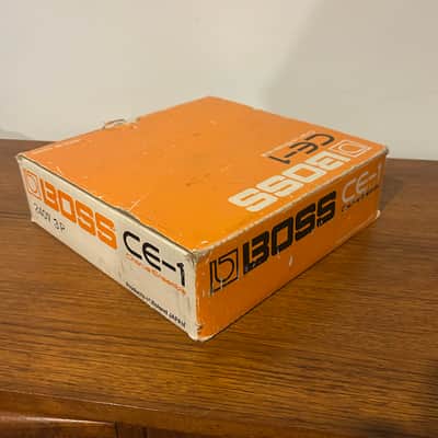 Stunning Boss CE-1 chorus 1982 near mint in original box! image 10