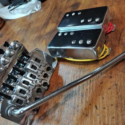 Licensed Floyd Rose Tremolo - Chrome Humbucker's image 1