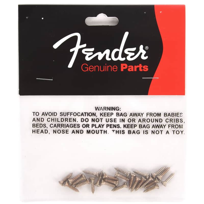 Fender 099-7208-000 Road Worn Pickguard / Control Plate Screws (24) image 1