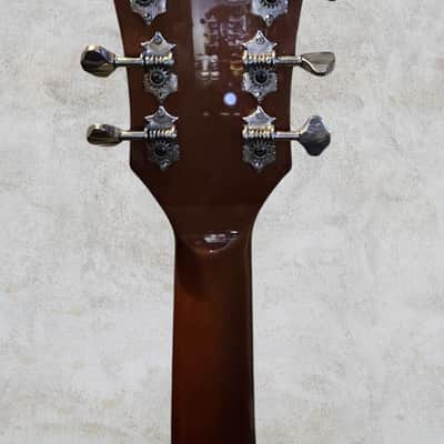 Fender FA-325CE Dreadnought Exotic Dao 2022 - 3-Tone Sunburst image 4