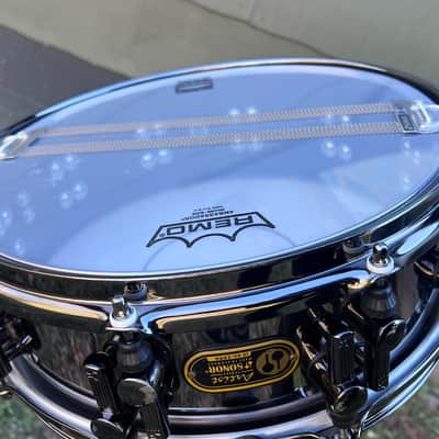 Sonor Steel 14x5" snare drum Artist Series Germany Black Nickel image 5