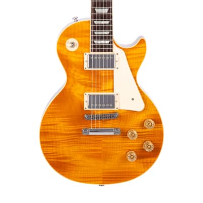 2015 Gibson Les Paul Standard Electric Guitar, Trans Amber Cherry Back Candy, 15006XXXX image 4