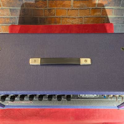 Vintage 1980s Mesa Boogie Mark III Purple Stripe 100-Watt Guitar Amp Retolexed Purple NO EQ image 6