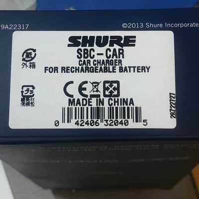 Shure SBC-CAR USB Car Charger for GLX-D Transmitter - Black image 3