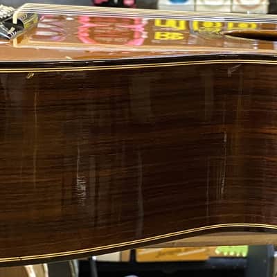 M. Horabe Model 35 Natural Gloss Finish Classical Nylon-String Acoustic Guitar with Case & Cover image 7