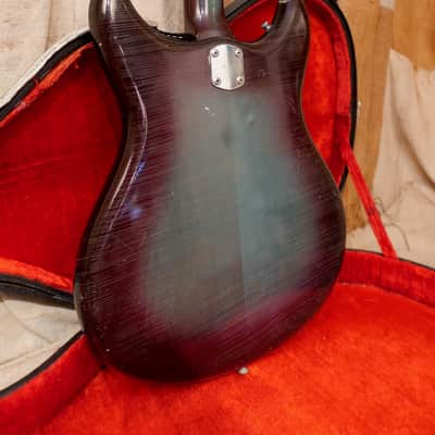 Kustom K-200 Bass Guitar 1969 - Wineburst image 10