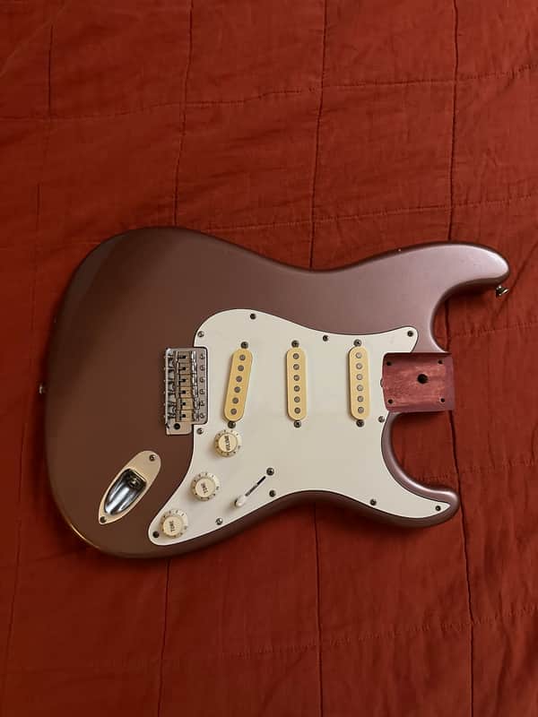 Fernandes Strat RST-40  Loaded Body - (Burgundy Mist) image 1