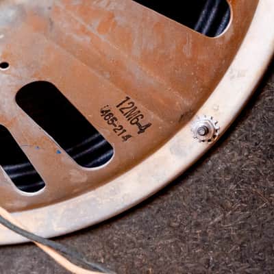 1962 Fender Bassman 6G6-A Tuxedo Brown Panel Blonde Vintage Piggyback Tube Amp w/ Oxford 12M6 image 10