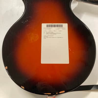 Magnatone MARK V 1957 - SUNBURST SEMI-HOLLOW BODY SET NECK image 8