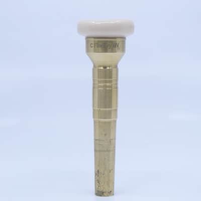 Wedge C Findley MV Trumpet Mouthpiece - Delrin/Raw Brass image 2