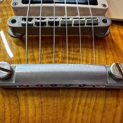 Aged Gibson ABR-1 bridge and tailpiece set, relic, historic collection, PBBR-059, PTTP-060 | 59 Parts image 4