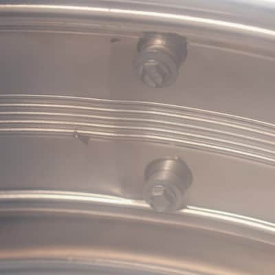 Rogers 5x14" Dynasonic Chrome-Over-Brass Snare Drum - 1960s (5-Line) image 16