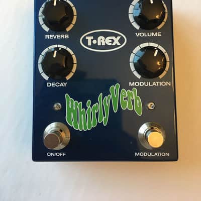 T-Rex Engineering Whirly Verb Digital Reverb Modulation Rare Guitar Effect Pedal