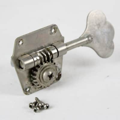 1957 1958 1959 Vintage Fender Precision/Jazz Bass Single Tuner Kluson Reverse Wind Pre-CBS USA ~Honest PATINA~ image 2