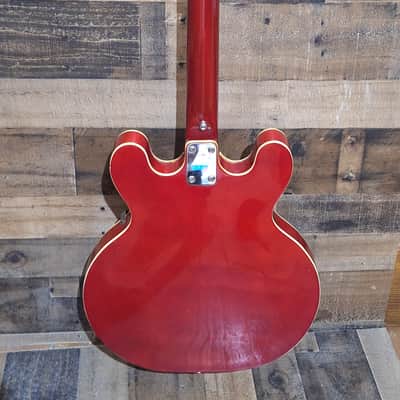 1969 MIJ Univox 335 Coily Semi-Hollow Electric Guitar - Cherry - image 9