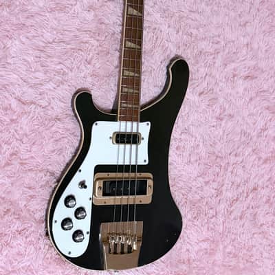 Left handed Rickenbacker 4001 1976 - Jetglo image 3