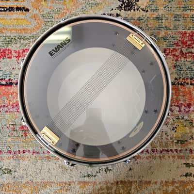 Bucks County Drum Co. 14x7" Relic Series Mahogany Snare in Charcoal Pearl image 10