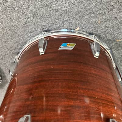 Ludwig Pro Beat Shell Pack, 1970s, 3 Ply, Mahogany Cortex image 15