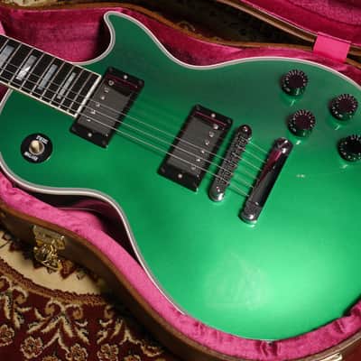 Gibson Custom Shop Order Custom Collection Les Paul Custom Planet Green Metallic-2016 image 6