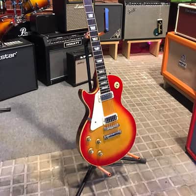Gibson Les Paul Deluxe LEFTY 1978 - Cherry Sunburst Mini HB image 4