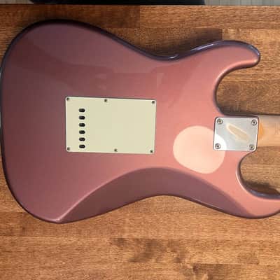 Fender MIJ Hybrid '60s Stratocaster with Rosewood Fretboard 2018 - 2020 Burgundy Mist Metallic image 2