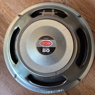 Celestion G12P-80 Seventy 80 12" 80-Watt 8ohm Guitar Amp Speaker 2020s - Silver image 2