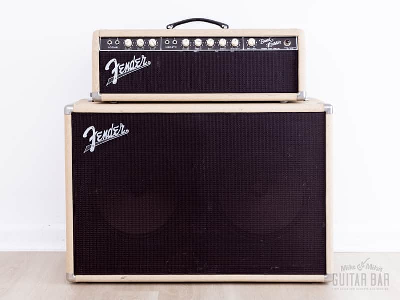 1962 Fender Bandmaster Vintage Pre-CBS Tube Amp Blonde w/ 2x12 Cab, Oxford 12L6 image 1
