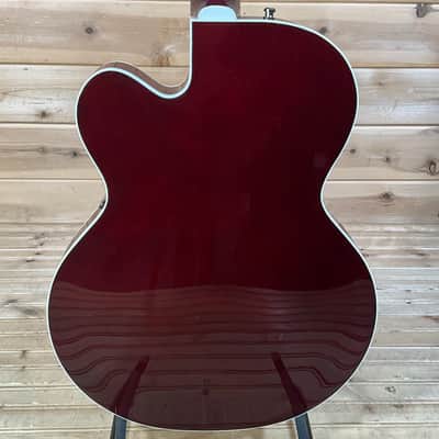 Gretsch G6119T-ET Players Edition Tennessee Rose Electrotone Hollow Body Electric Guitar - Dark Cherry Satin image 4