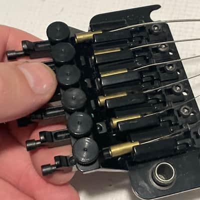 2000's Made in Germany Floyd Rose Speedloader Black Tremolo Bridge Vibrato & Arm Set w/ Strings image 21