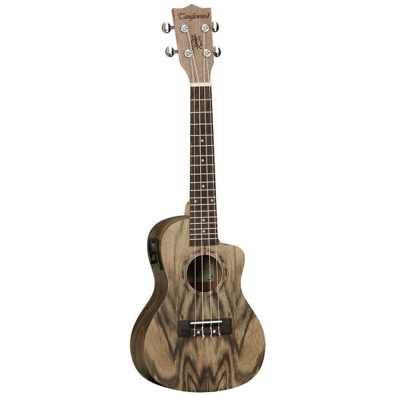 Tanglewood TUPWEC Walnut Concert Ukulele with Electronics image 1