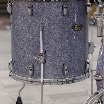 PEARL 4PC MASTERS MAPLE/GUM 22-10-12-16 SHELL PACK CRYSTAL RAIN - FLOOR MODEL image 6