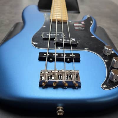Fender American Precision PJ Bass BRAND NEW Lake Placid Satin Matte Blue Performer Precision Jazz PJ 4-String USA Bass Guitar image 6
