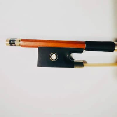 Fine Violin Bow Copy of Eugène Sartory - Pernambuco silver wining Leather Grip image 2