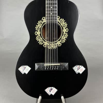 Custom Gambler 12-String Jumbo 2020 circa - Black Gambler image 1