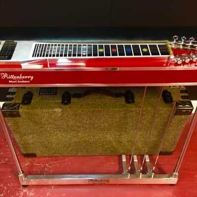 Rittenberry SD10 3x5 Standard Emmons E9 Pedal Steel Guitar Red Mica image 6