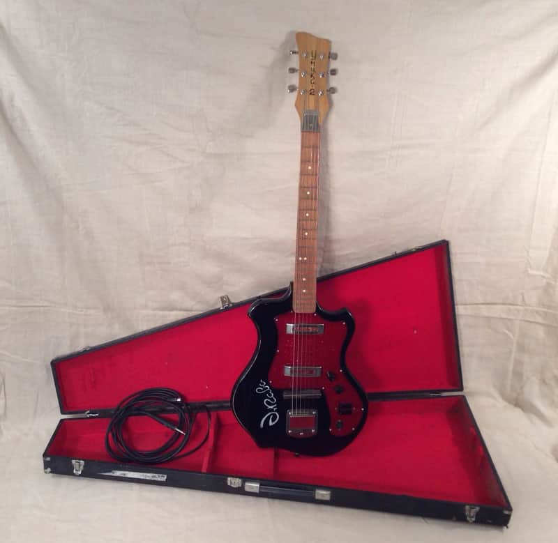 Elgava Unica-2 Electric Guitar 1970's USSR-Ukraine Rare-Cool image 1