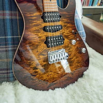 Suhr Modern Plus HSH with Roasted Maple Fretboard - Bengal Burst image 2
