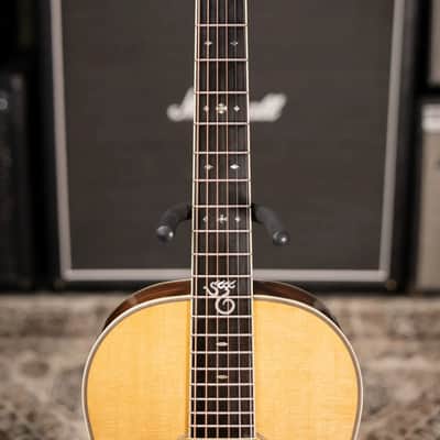 Santa Cruz 00 Acoustic Guitar - Sitka Spruce/Ebony with Hardshell Case image 4