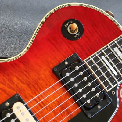 2004 Gibson Custom Shop '68 Les Paul Custom Reissue Electric Guitar Flame Firemist + COA OHSC image 4