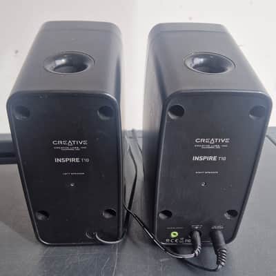Creative Inspire T10 - Hi-Fi Speakers - Black - Good w/ Cables image 8