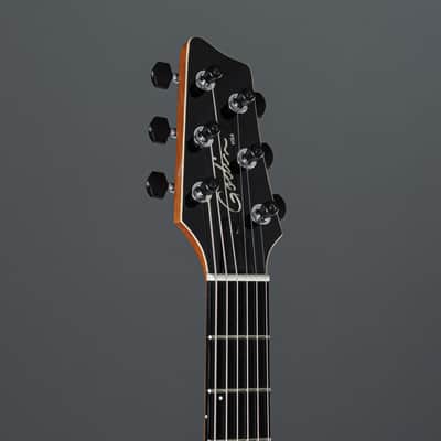 Godin xtSA Trans Black Flame - Single Cut Electric Guitar image 4