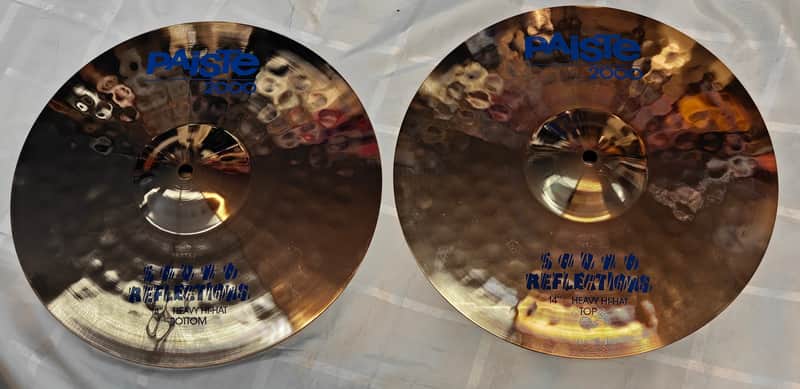 Paiste 2000 Sound Reflections 14" Hi-Hats - NOS / RARE image 1