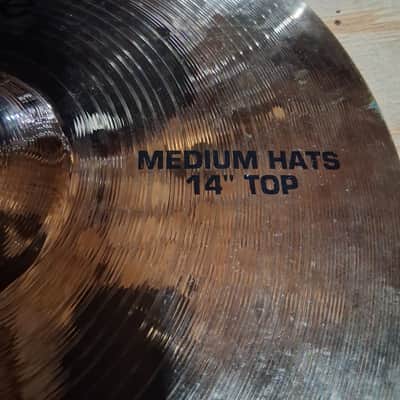 Paiste 14" Alpha Medium Hi-Hat Cymbals (Pair) 2010 - 2016 - Brilliant image 5
