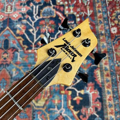 1980's Louis Johnson Trekker Bass USA by Dave Bunker Sunrise Burst image 3