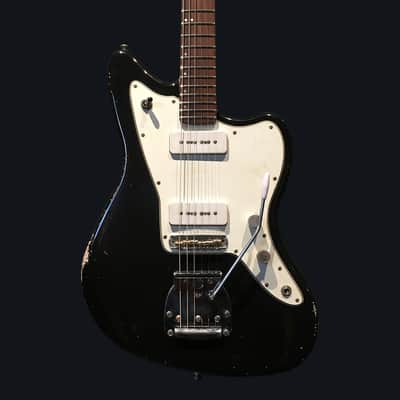 Made to Order - FRANCHIN Neptune guitar Relic Aged 100% Nitro Lacquer (Sunburst/ Black/ White/ Blue/ Green/ Yellow/ Red/ Pink/ Burgundy/ Purple/ Gold/ Silver, etc.) Offset Jazzmaster Style Made in Italy image 2