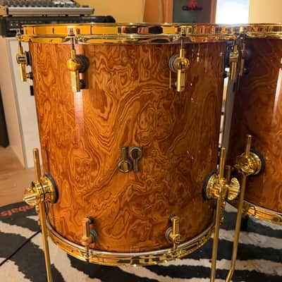 SONOR SQ2 Walnut Roots 24k GOLD PLATED hardware =22,8,10,12,14,16”= <<LIKE NEW 100%>> Bild 9