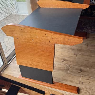 Argosy-Style CHERRY HARDWOOD Console Studio Desk With A - 10 Rack Space SIDECAR - SUN CITY CENTER, FLA.  33573 LOCAL PICKUP ONLY!  REDUCED FOR IMMEDIATE SALE! image 8
