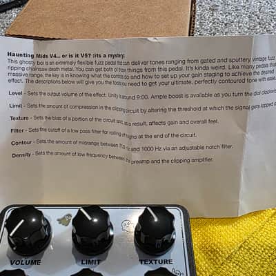 BSRI Haunting Mids v5 Forum Fuzz Distortion CFZ - 2021 Black - Baltimore Sonic Research Institute Limited Edition CFZ Prototype #7 image 5
