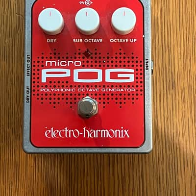 Electro-Harmonix Micro POG Polyphonic Octave Generator 2007 - Present - Red / Gray