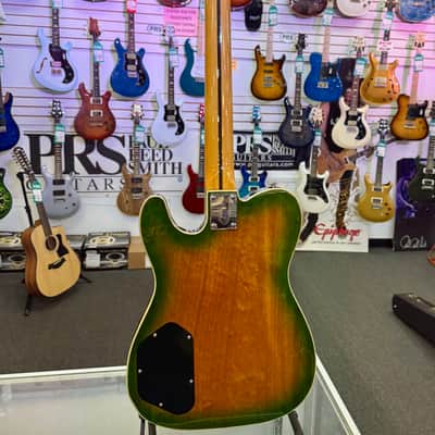 Vintage Revo Series Trio Electric with P90’s, Green Yellow Burst - Pre Owned image 9